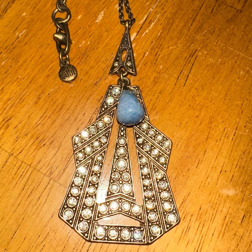 Vintage Cabi Speakeasy art deco necklace